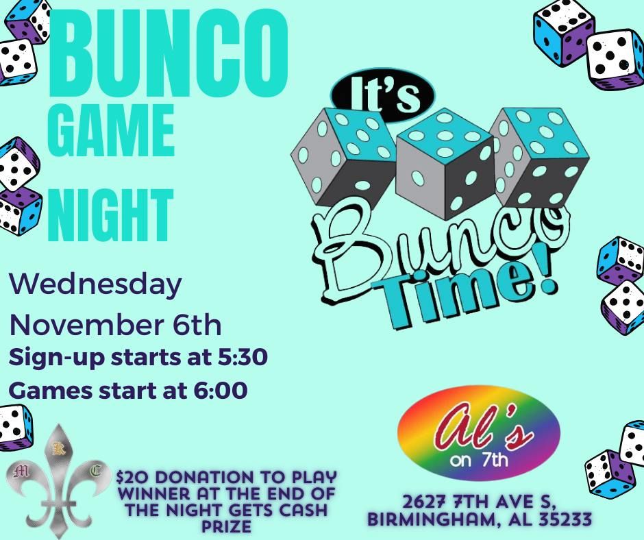 MKC Monthly Bunco Game night!