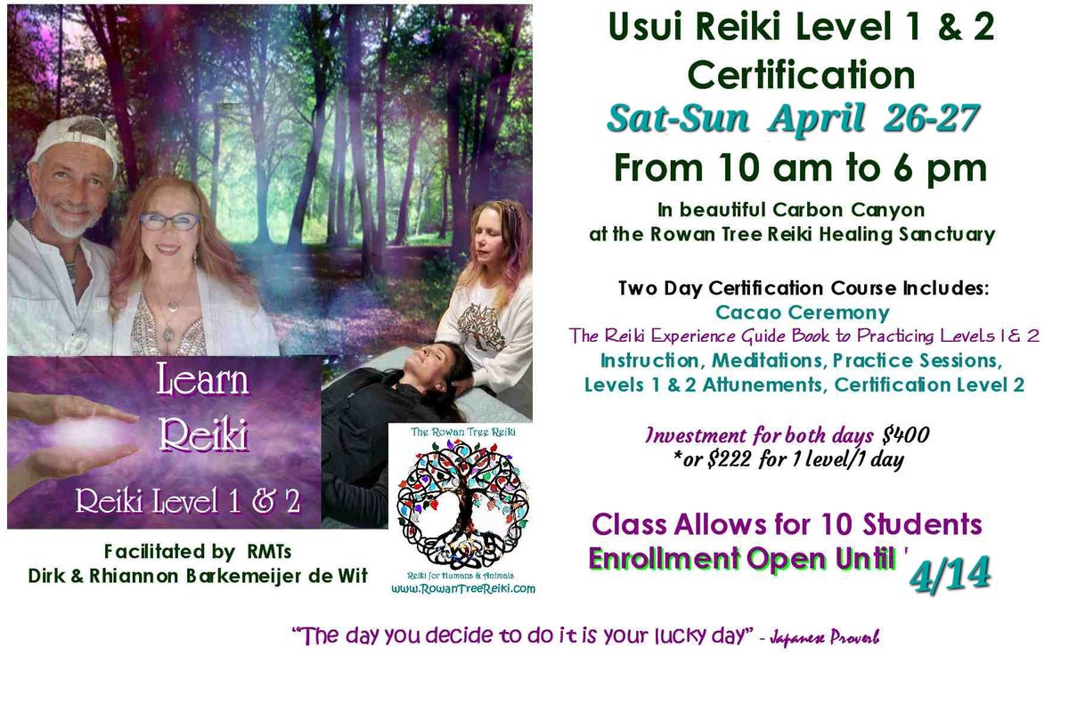 Learn Reiki - Level 1 & 2