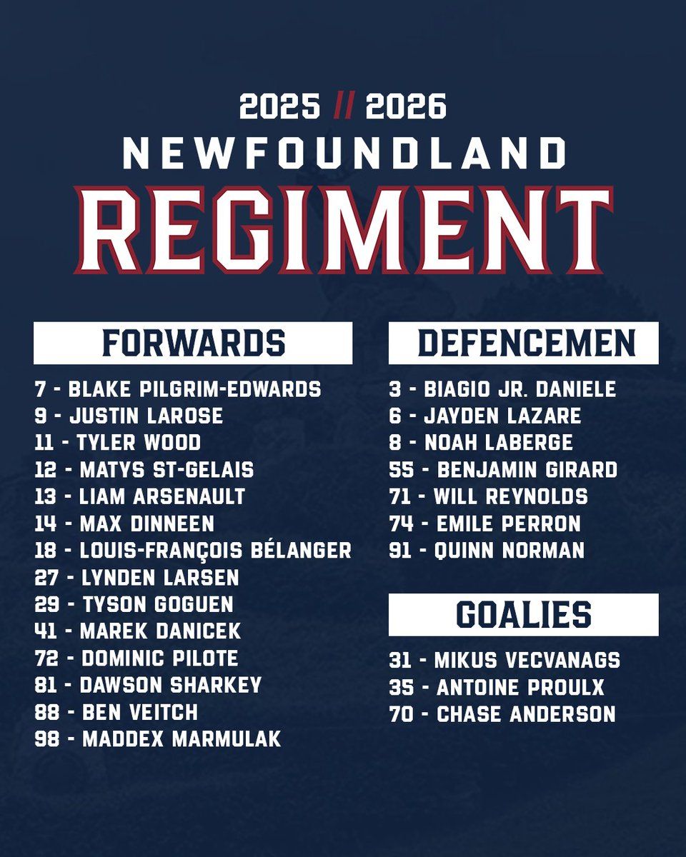Saint John Sea Dogs vs. Newfoundland Regiment