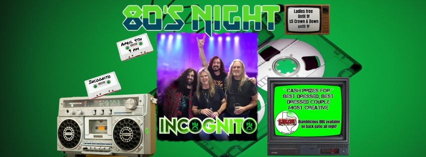  INCOGNITO LIVE @HOOTS THROWBACK TO THE 80S