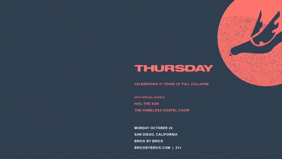 Thursday - Celebrating 21 Years of Full Collapse at Brick by Brick