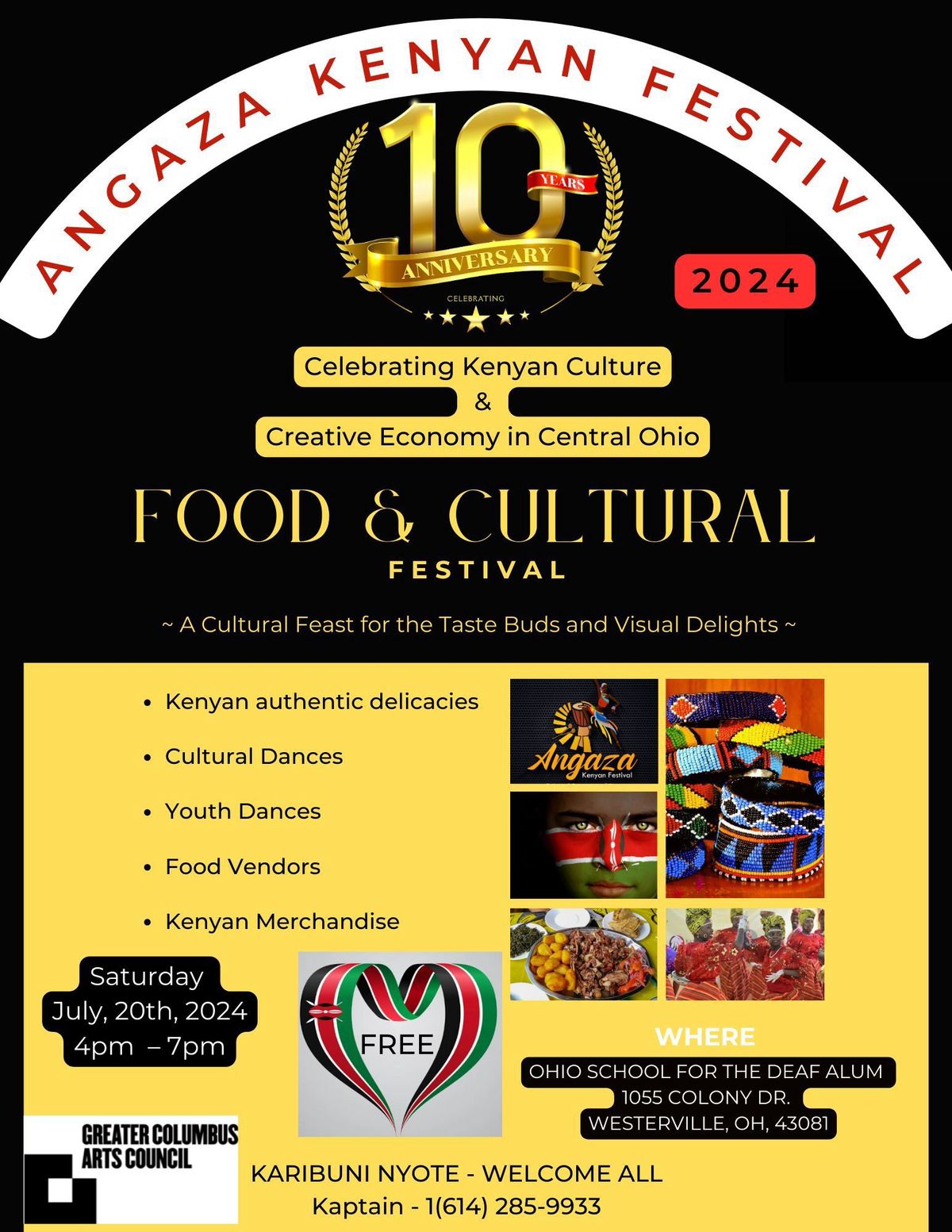 Angaza Kenyan Festival Columbus 2024