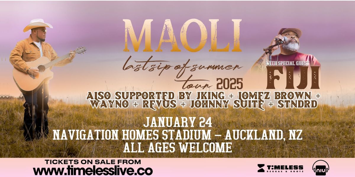 MAOLI: LAST SIP OF SUMMER TOUR | AUCKLAND