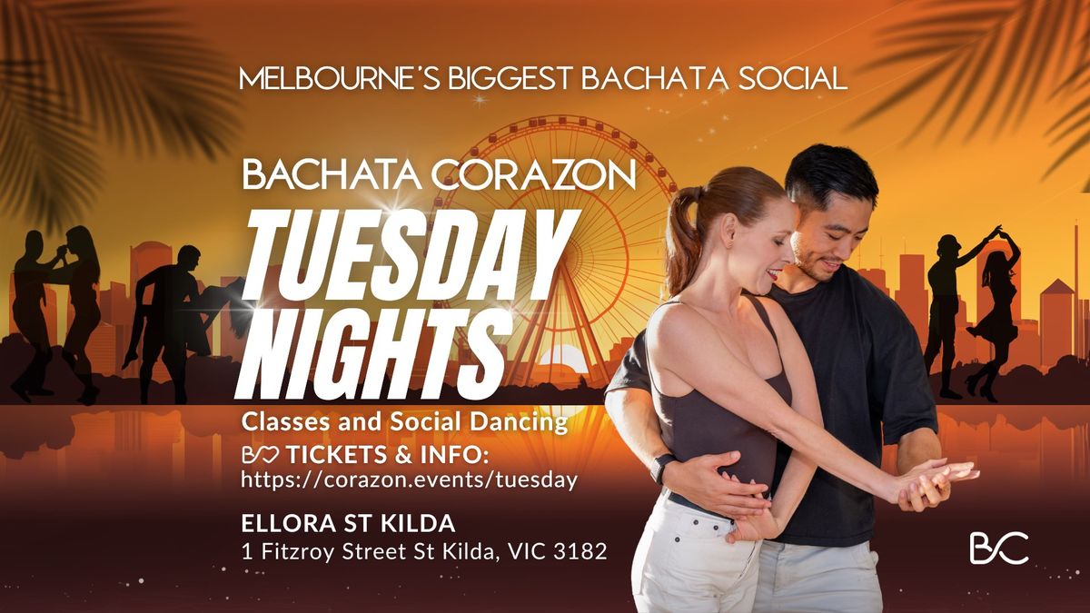 Bachata Corazon Tuesday Nights