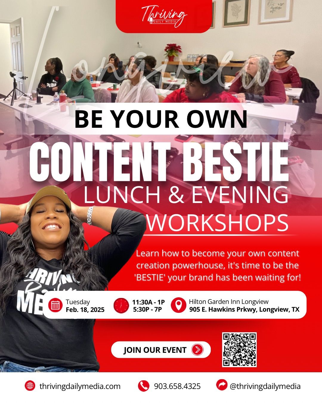 Longview Edition: Be Your Own Content Bestie Workshop