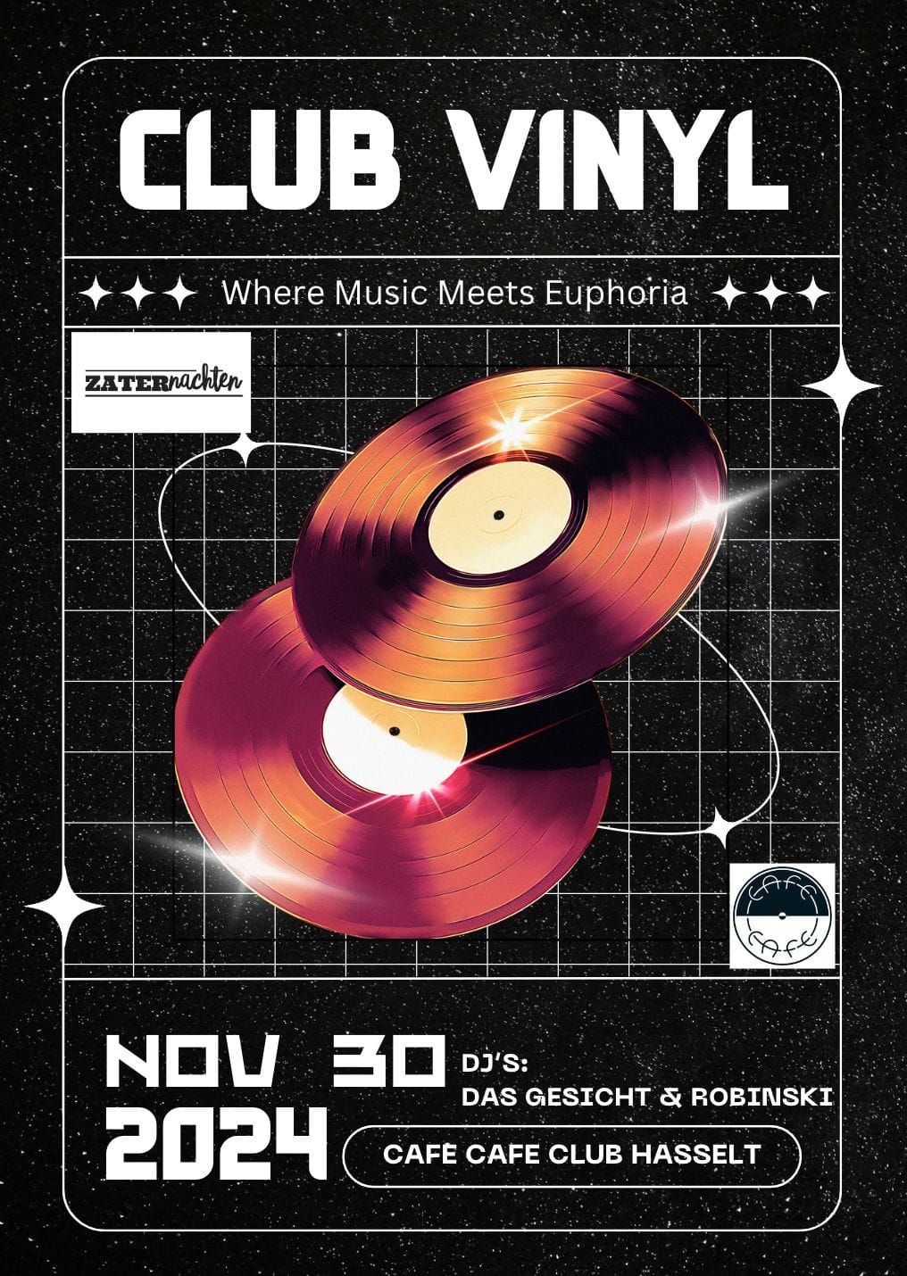 #ZATERnachten :: CLUB Vinyl ft. Das Gesicht & Robinski