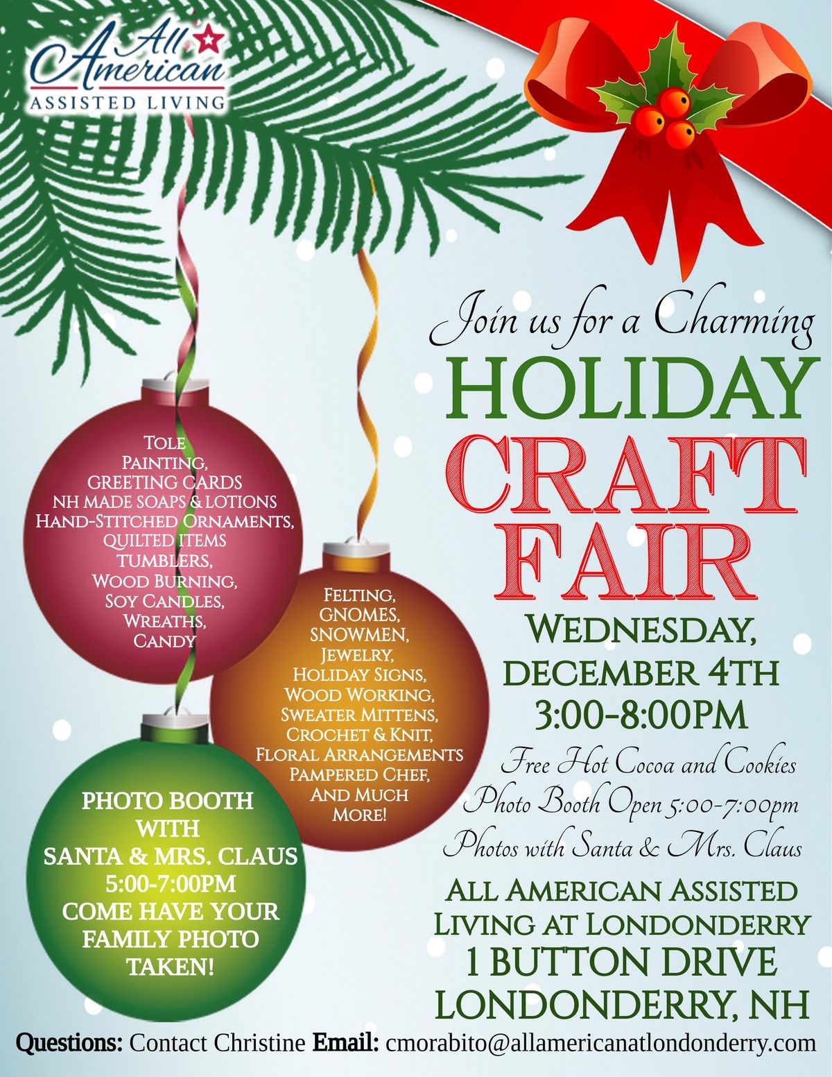 A CHARMING HOLIDAY CRAFT FAIR