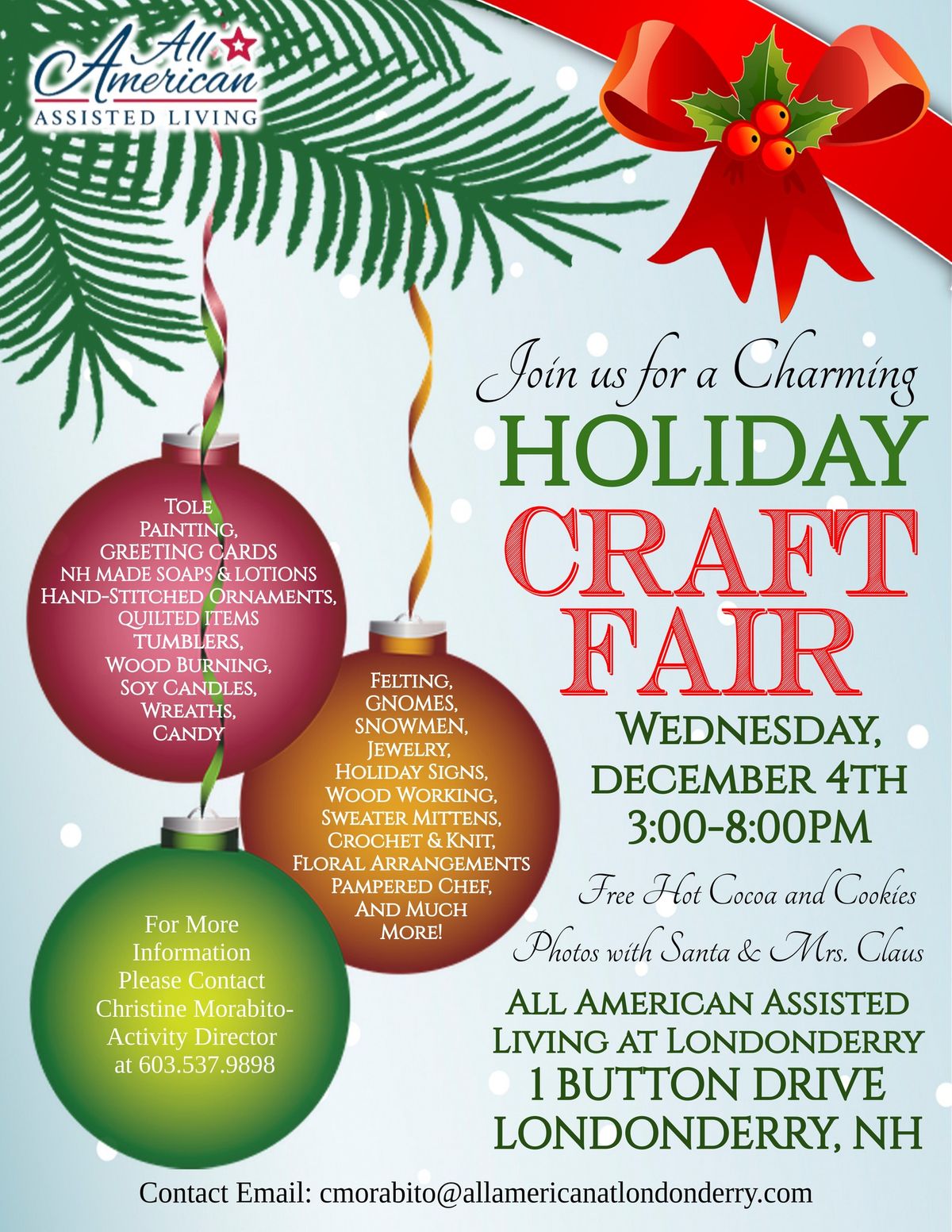 A CHARMING HOLIDAY CRAFT FAIR