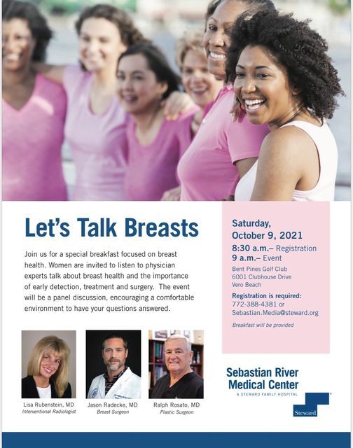 Let's Talk Breasts- Sebastian River Medical Center Women's Health Event
