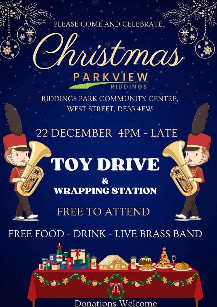 Christmas Social community Event with Brass band 