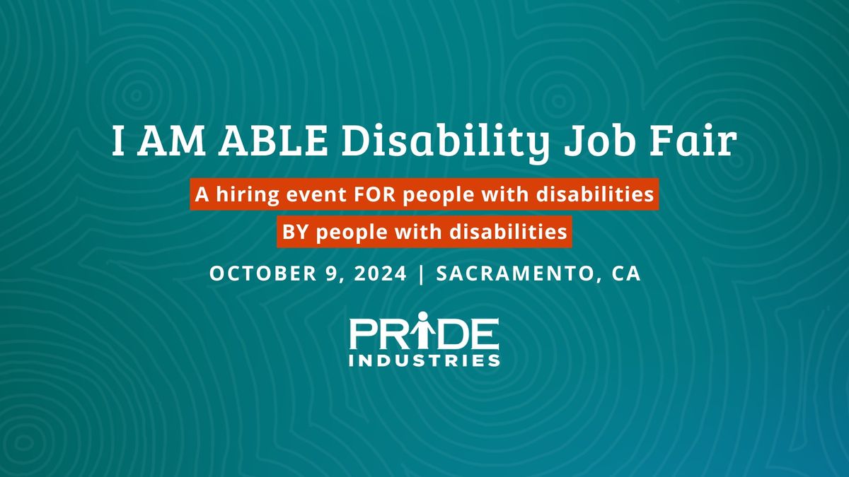 I AM ABLE Disability Job Fair