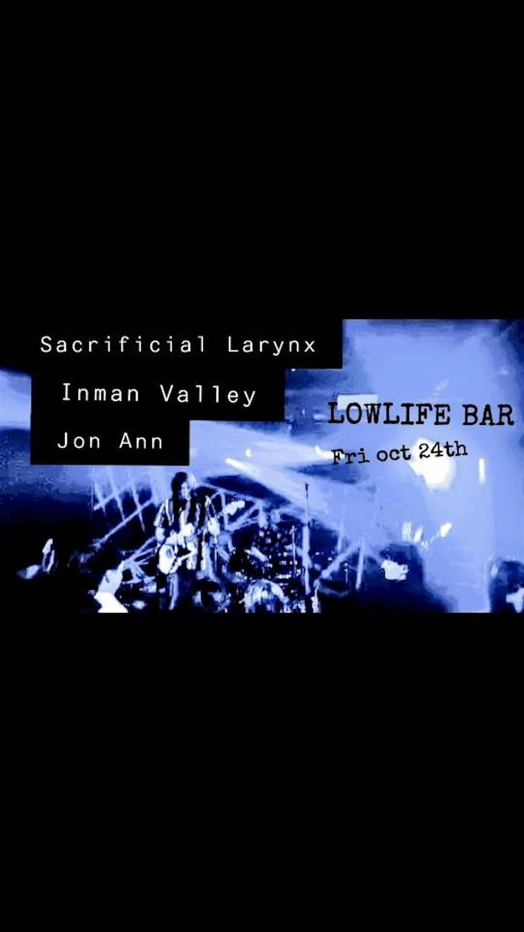 INMAN VALLEY - SACRIFICIAL LARYNX - JON ANN  at LOWLIFE