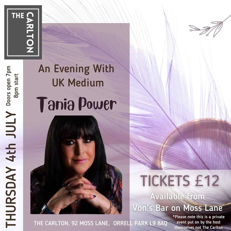 An Evening With Medium Tania Power