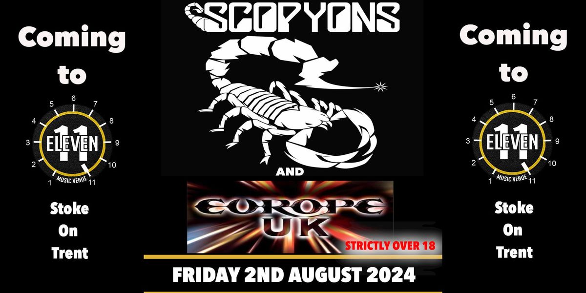 Scopyons and Europe UK live at Eleven Stoke