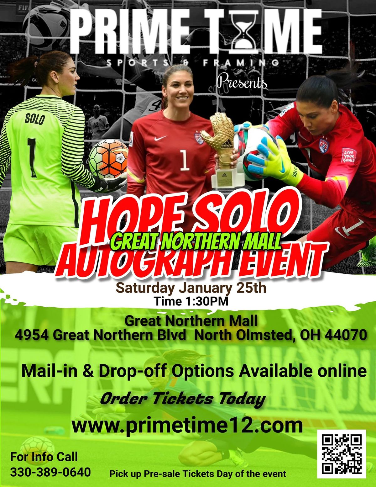 Hope Solo Autograph and Photo Op Event