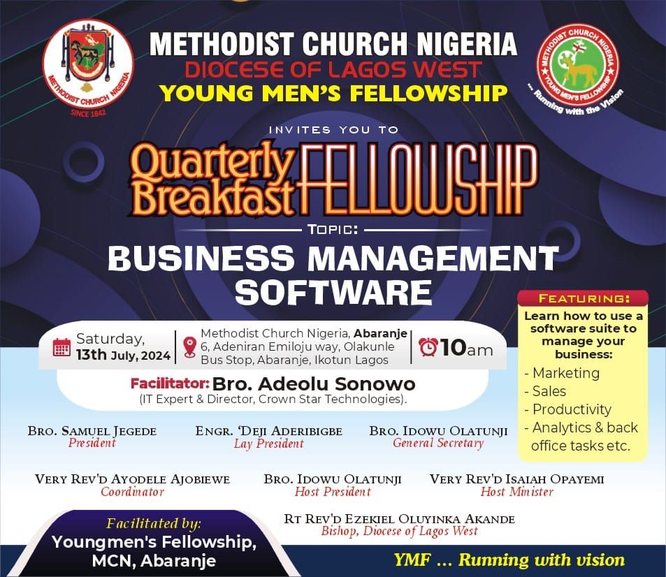 Young Men's quarterly Breakfast Fellowship 