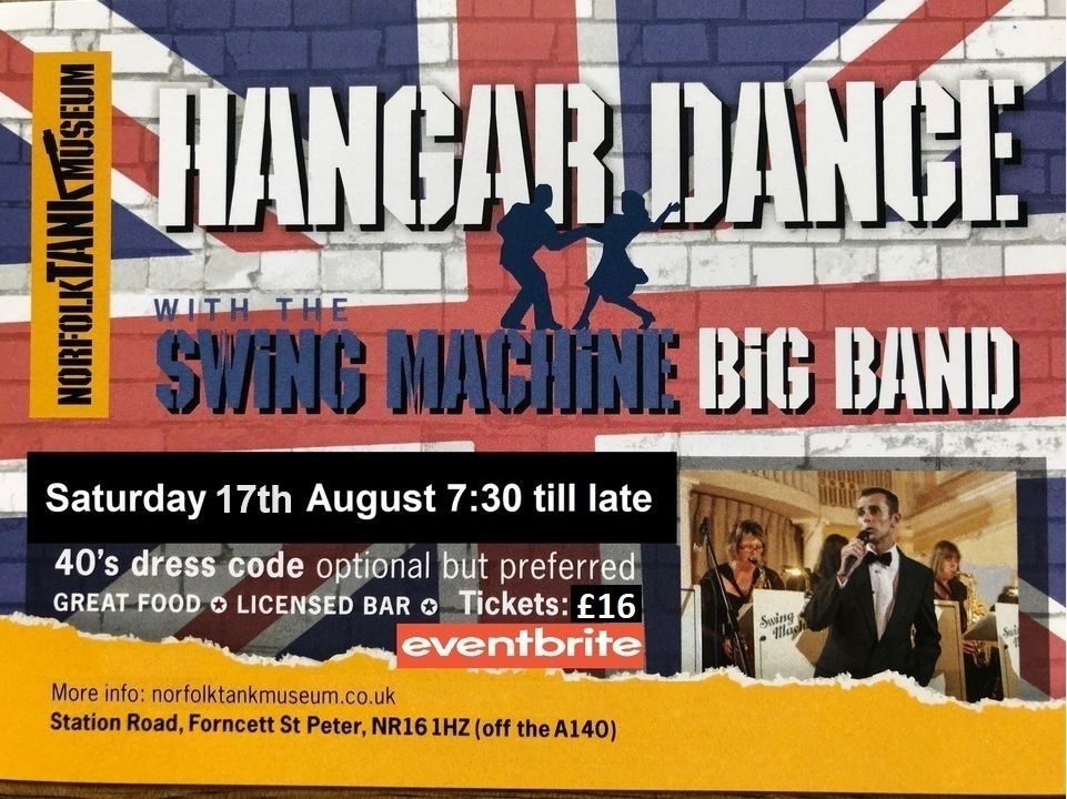 1940s Hangar Dance Saturday 17th August 2024