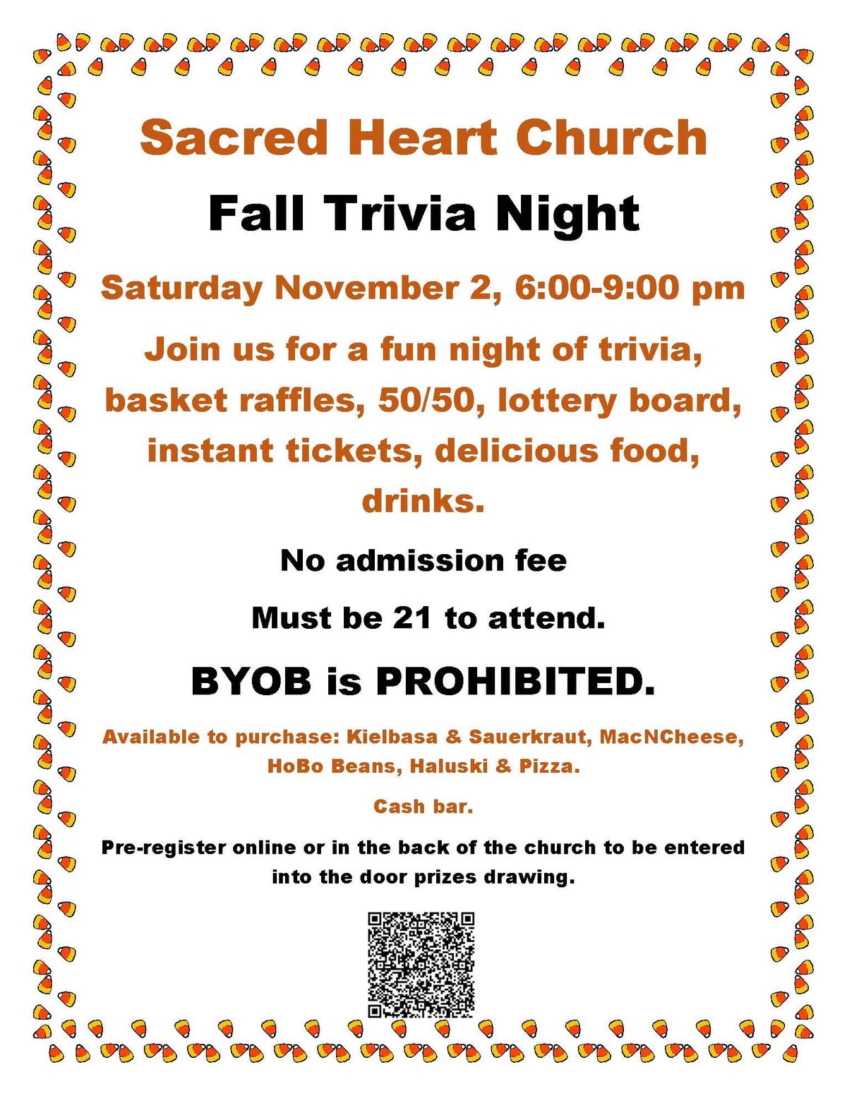 Fall Trivia Night 