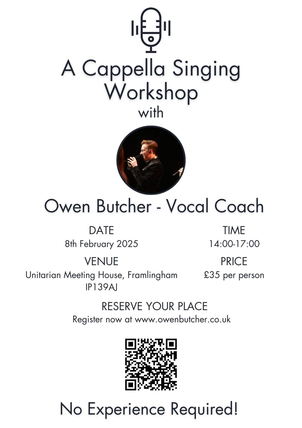 A Cappella Singing Workshop