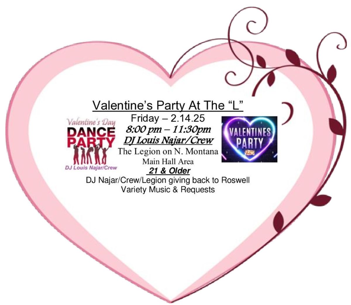 Valentine's Party At the "L"