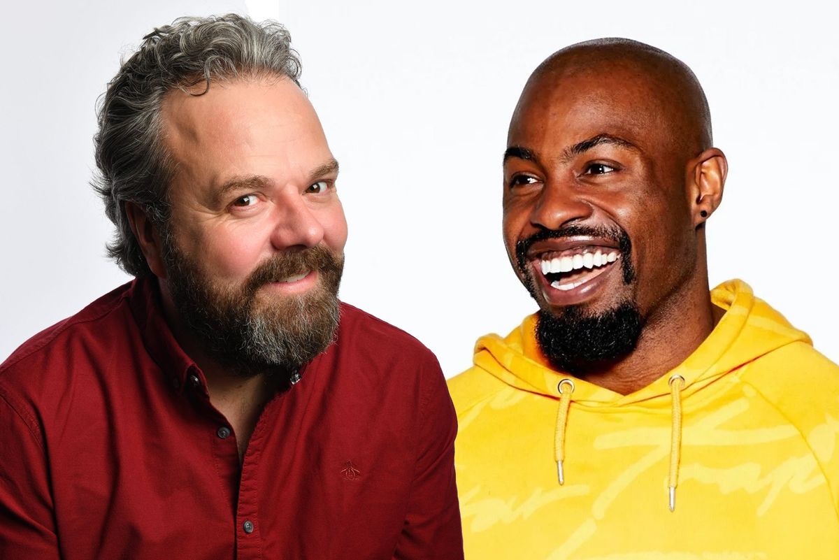 Hal Cruttenden with Darren Harriott