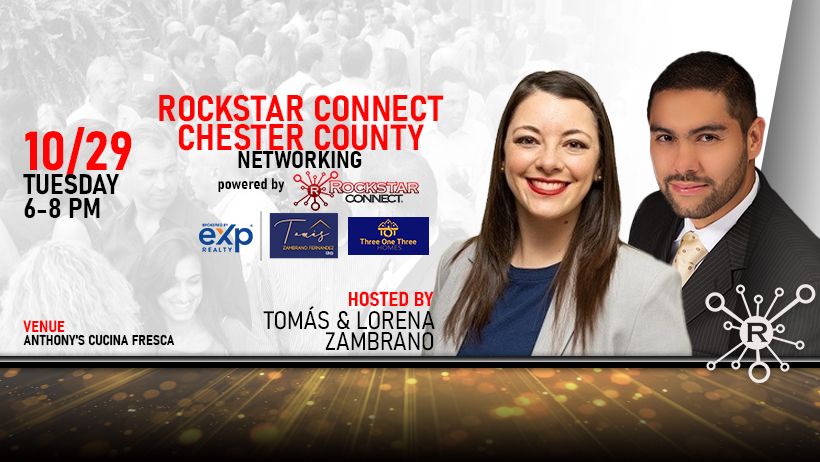 Free Rockstar Connect Chester County Networking Event (October)