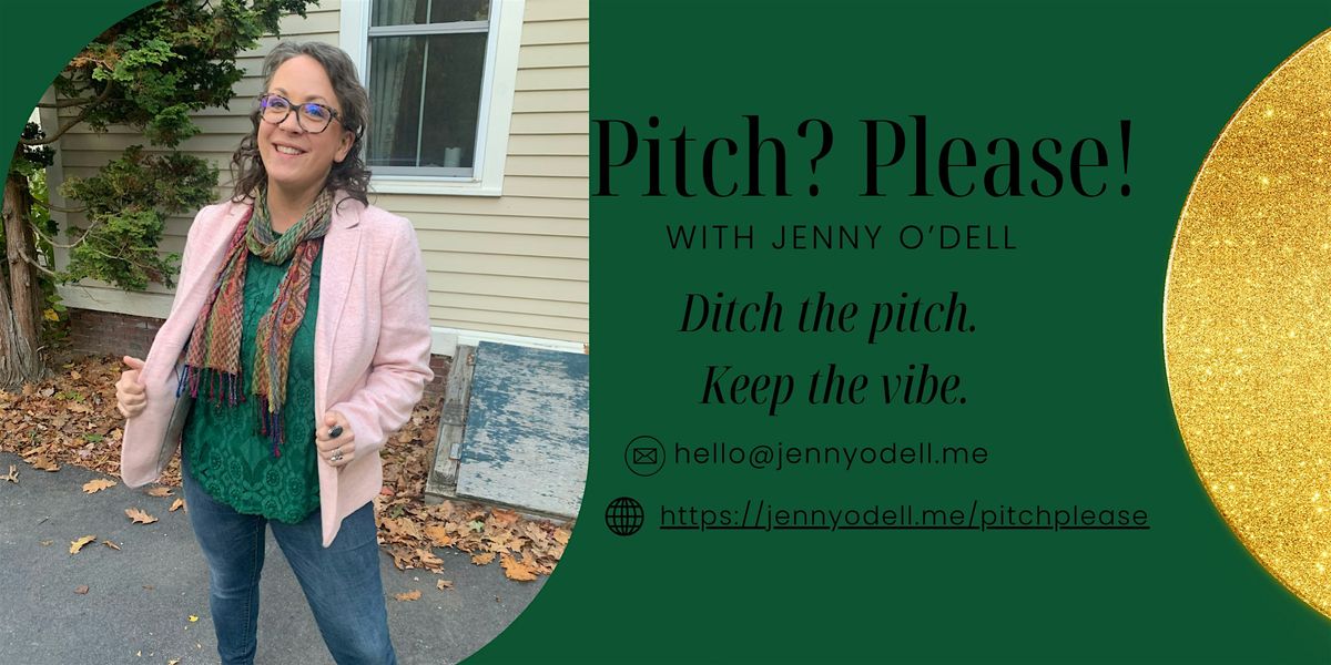 Pitch? Please!- The Networking Group for People Who Hate Networking