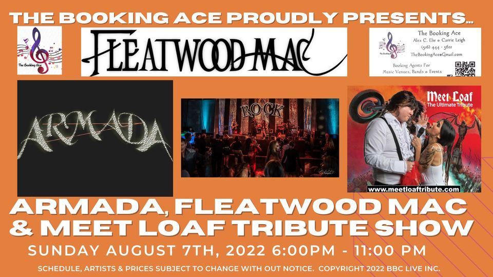 Meet Loaf Tribute Heaven Can Wait North American Tour w\/ Fleatwood Mac Tribute & Armada Cover Bands