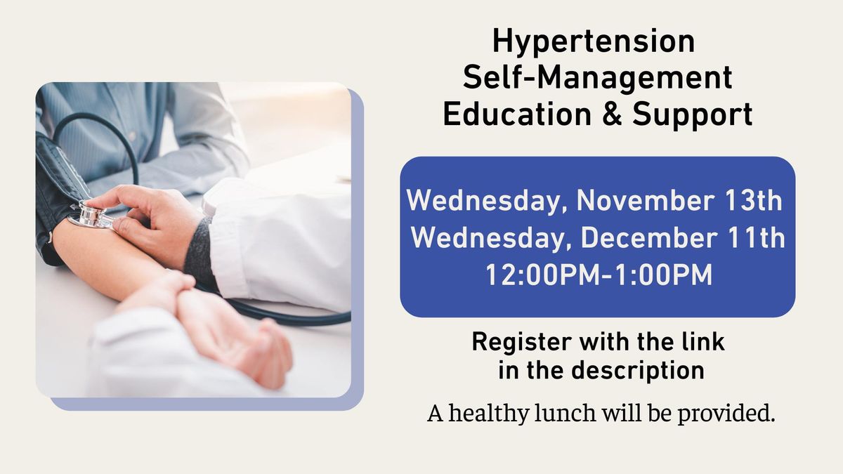 Hypertension Self-Management Education & Support