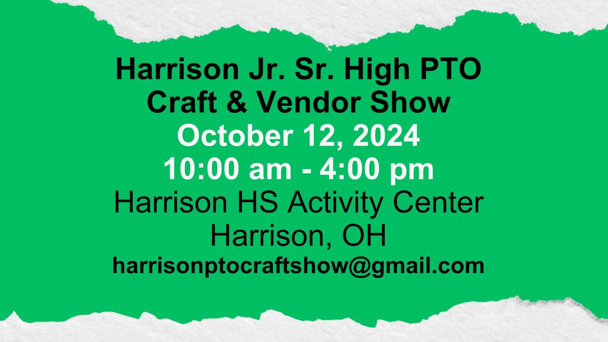 2024 Harrison PTO Craft Show