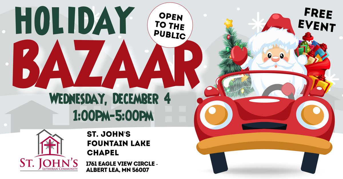 Holiday Bazaar at St. John's Lutheran Community