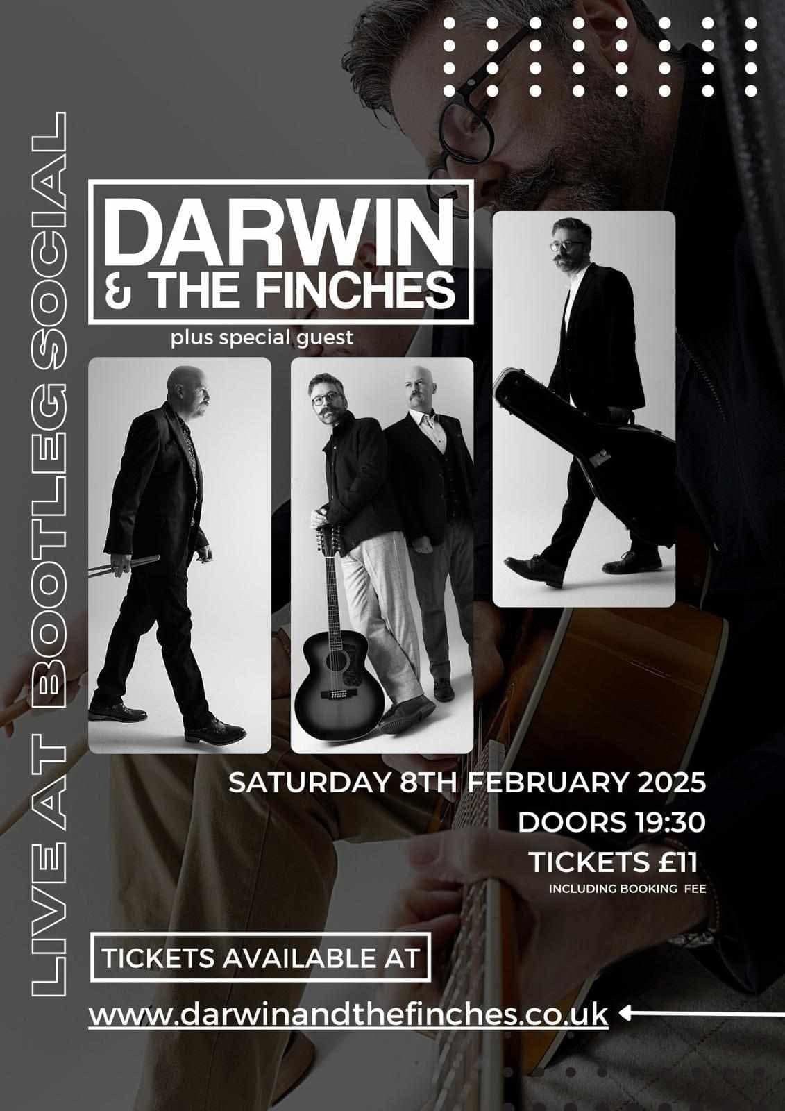 Darwin & The Finches + Betty Kendrick at Bootleg Social, Blackpool