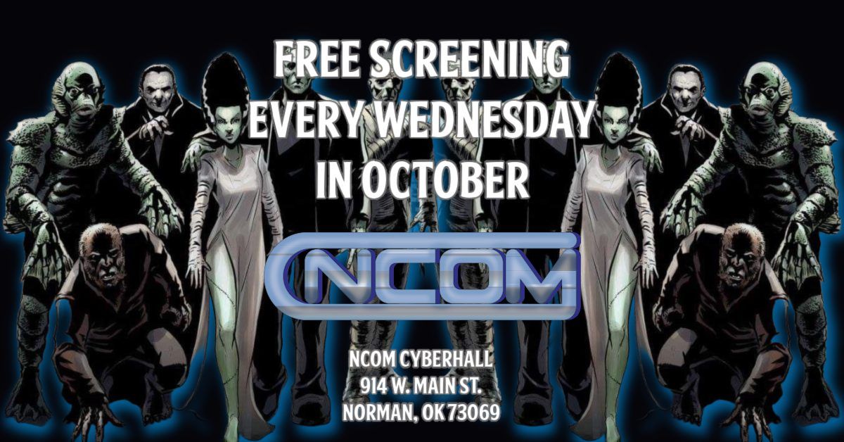 Free Movie Every Wednesday in October at NCom! 10\/2