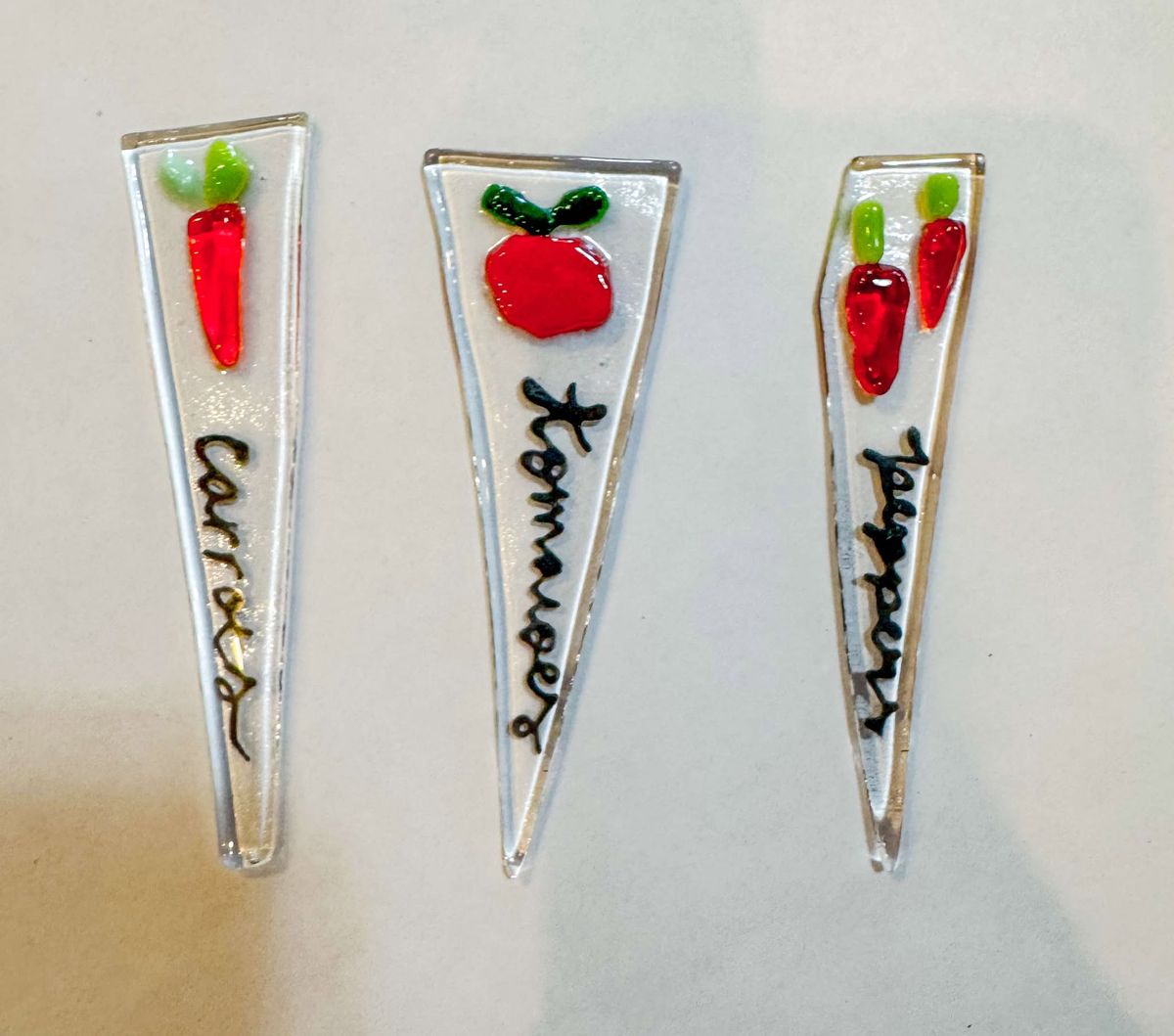 Adult Fused Glass Garden Stakes