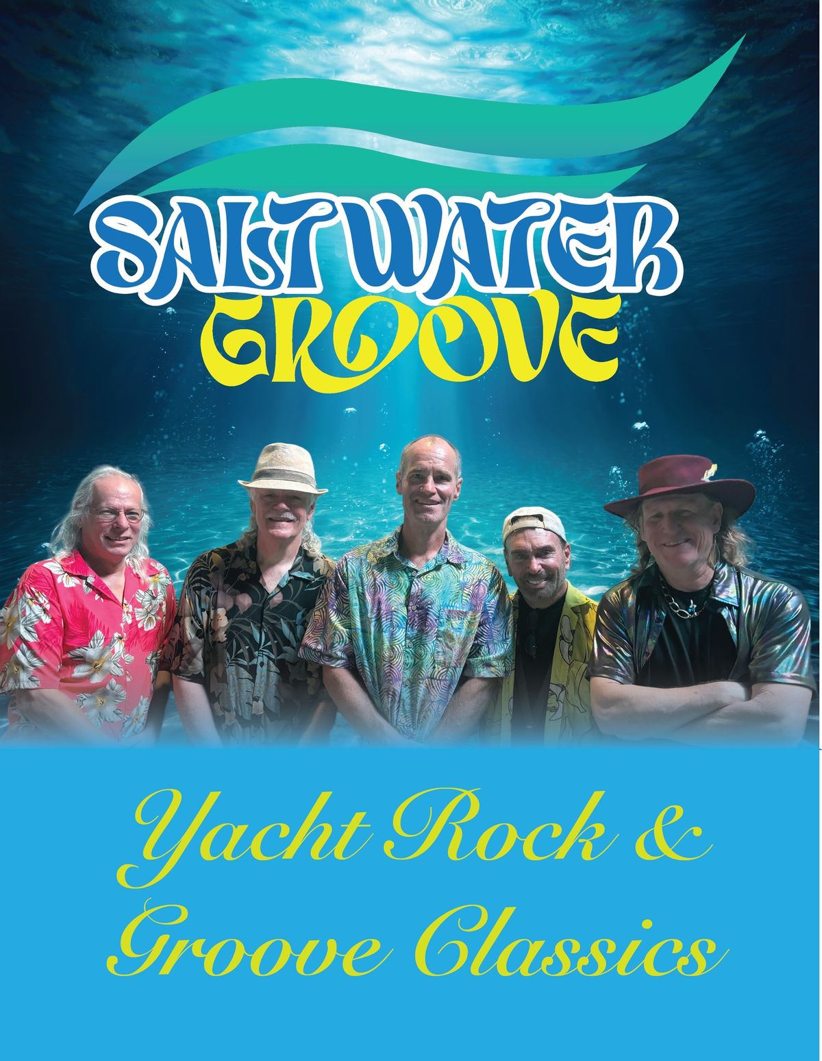 Friday.. Beaches Welcomes Daytona Yacht Rock Band, Saltwater Groove! FREE Show