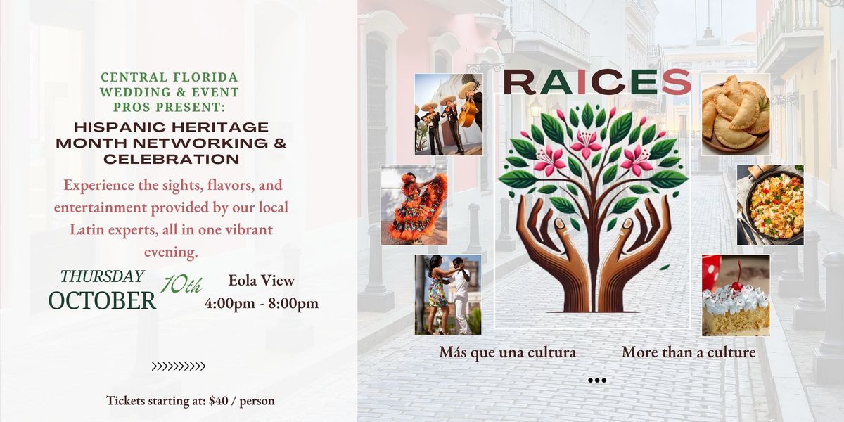 Hispanic Heritage Month Celebration & Networking- Wedding & Events Pros