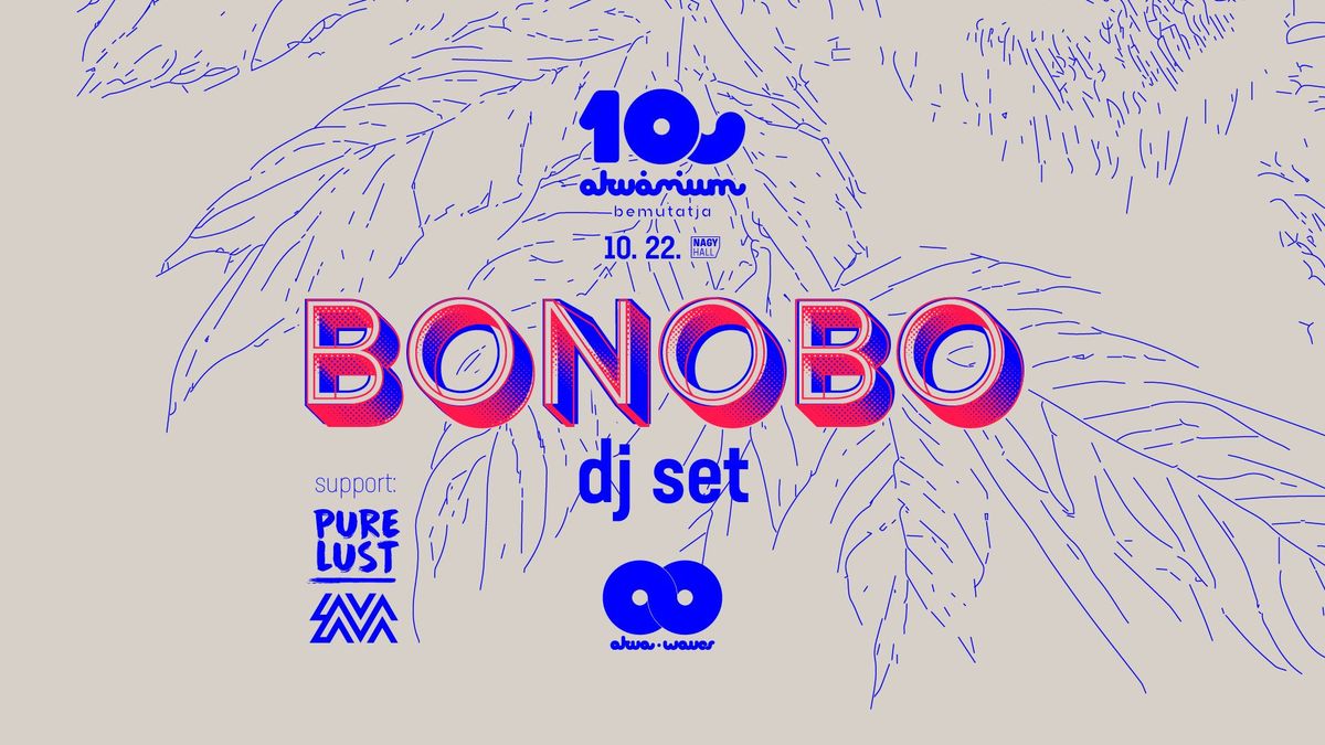 A 10 \u00e9ves Akv\u00e1rium Klub bemutatja: BONOBO DJ Set