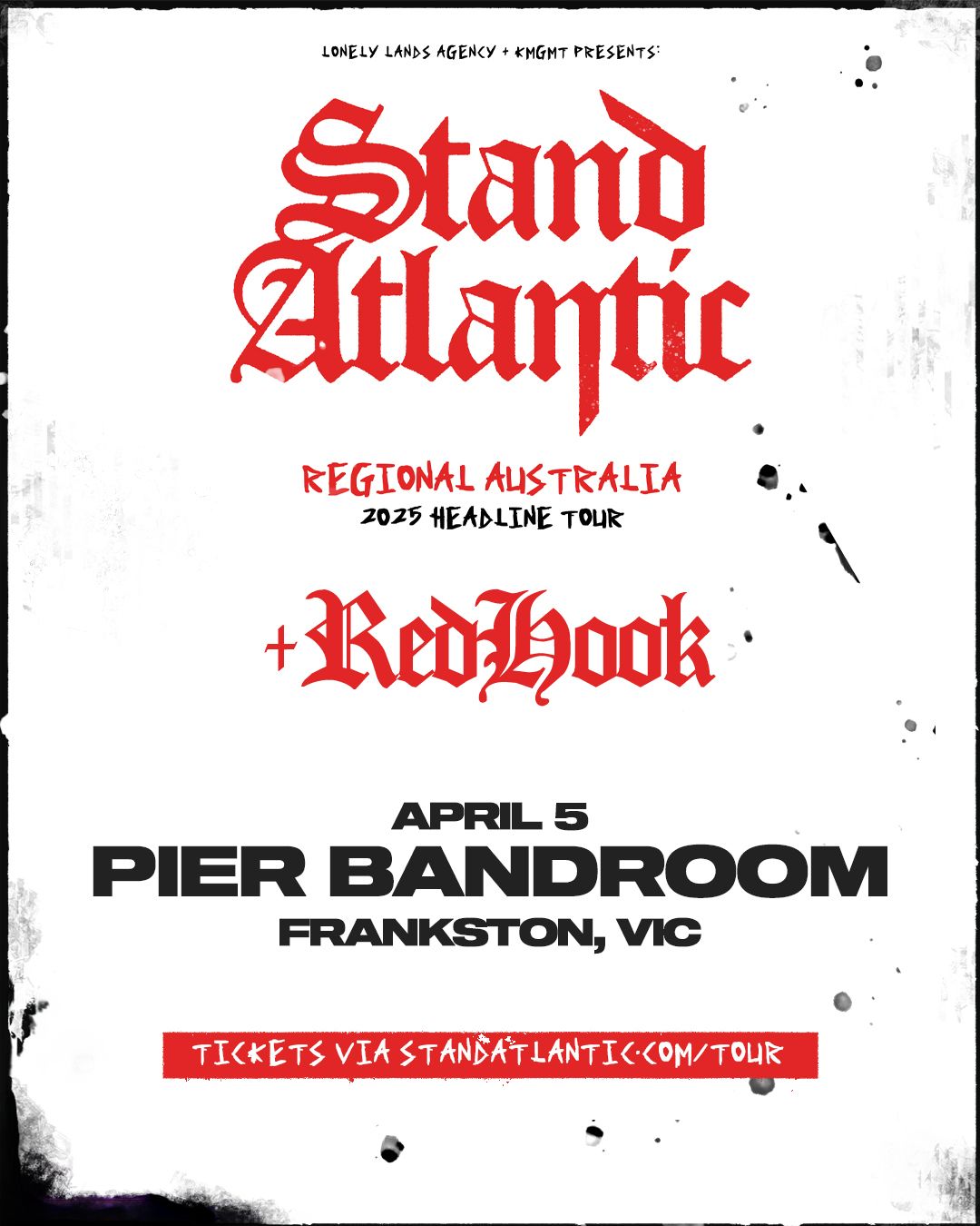 FRANKSTON, VIC - Stand Atlantic + Guests (RedHook and more)