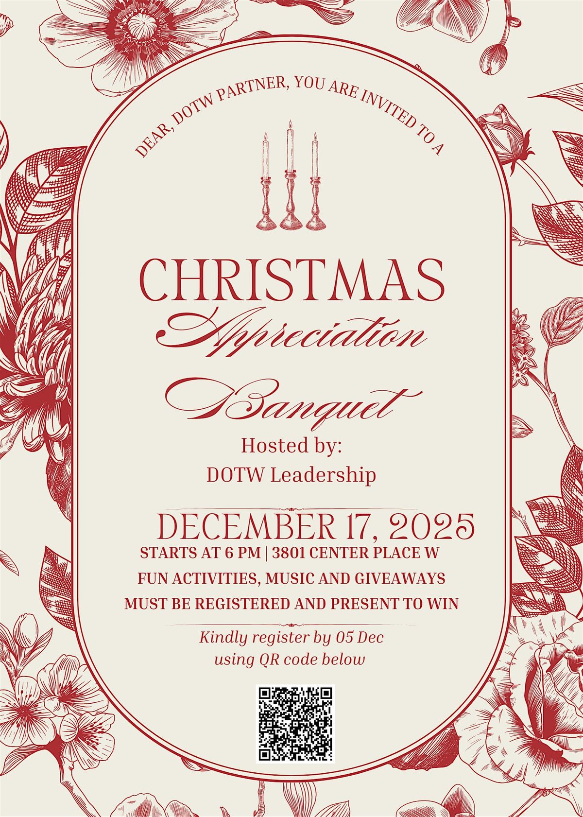 Doers of the Word Christmas Appreciation Banquet