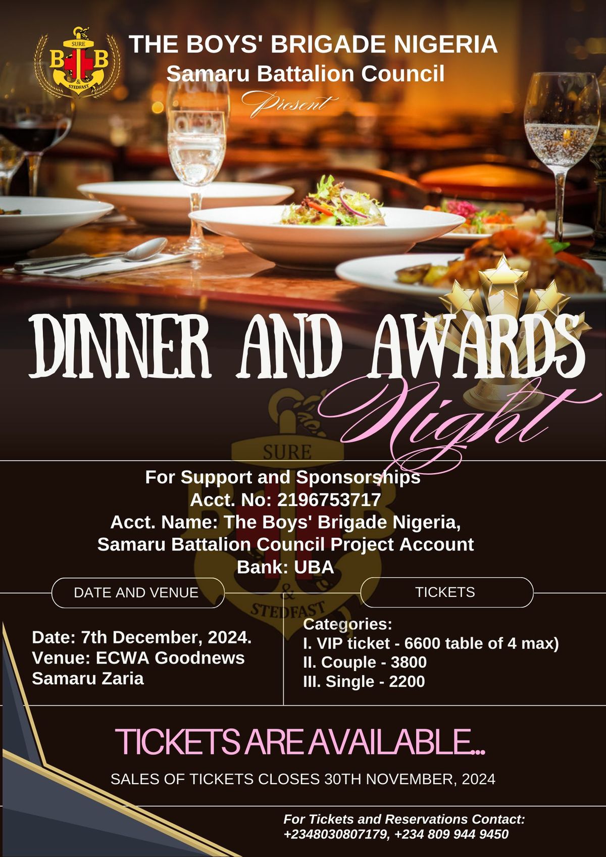 Dinner\/Award Night