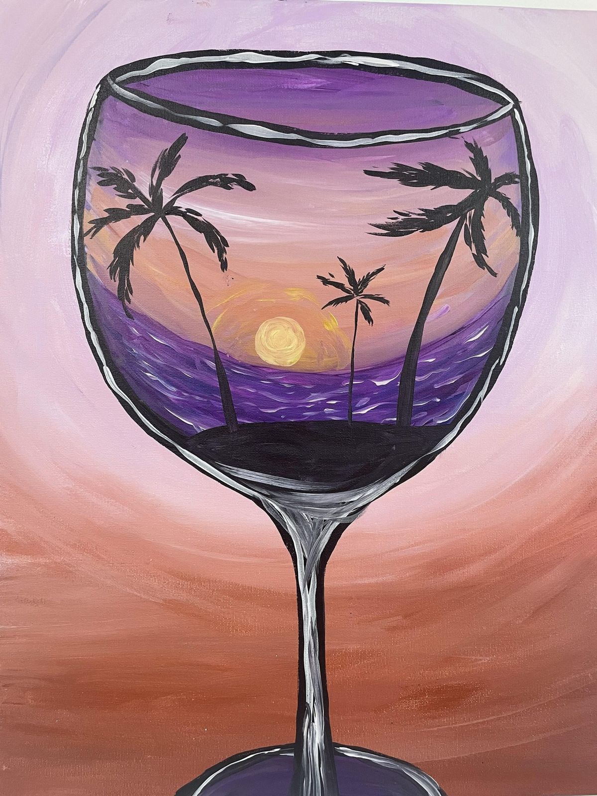 Sunshine in my Wine Paint & Sip Event