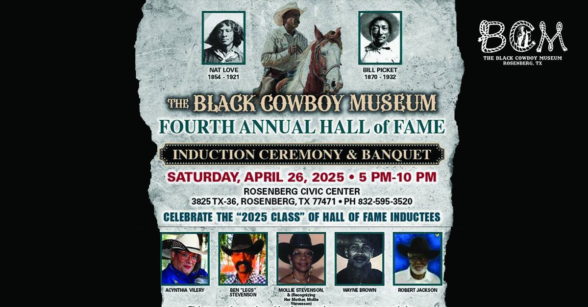 4th Annual Black Cowboy Museum Hall of Fame Induction Ceremony