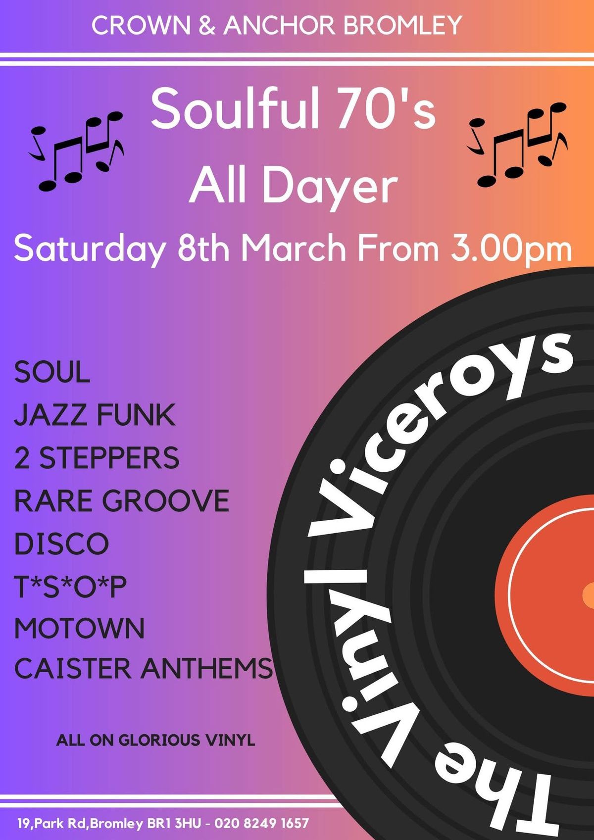 Soulful 70s All-Dayer