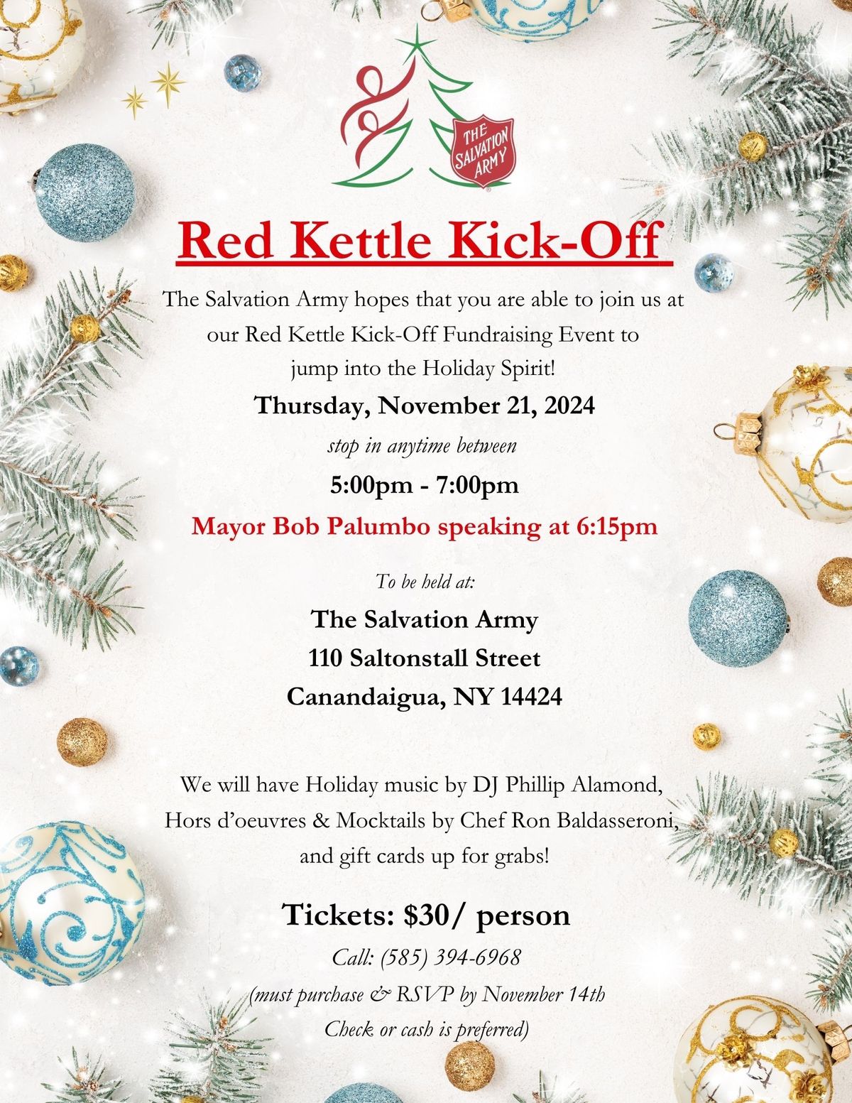 Red Kettle Kick-Off