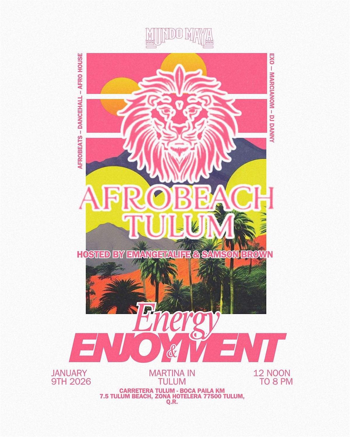 Afro Beach Tulum Presents: Energy & Enjoyment