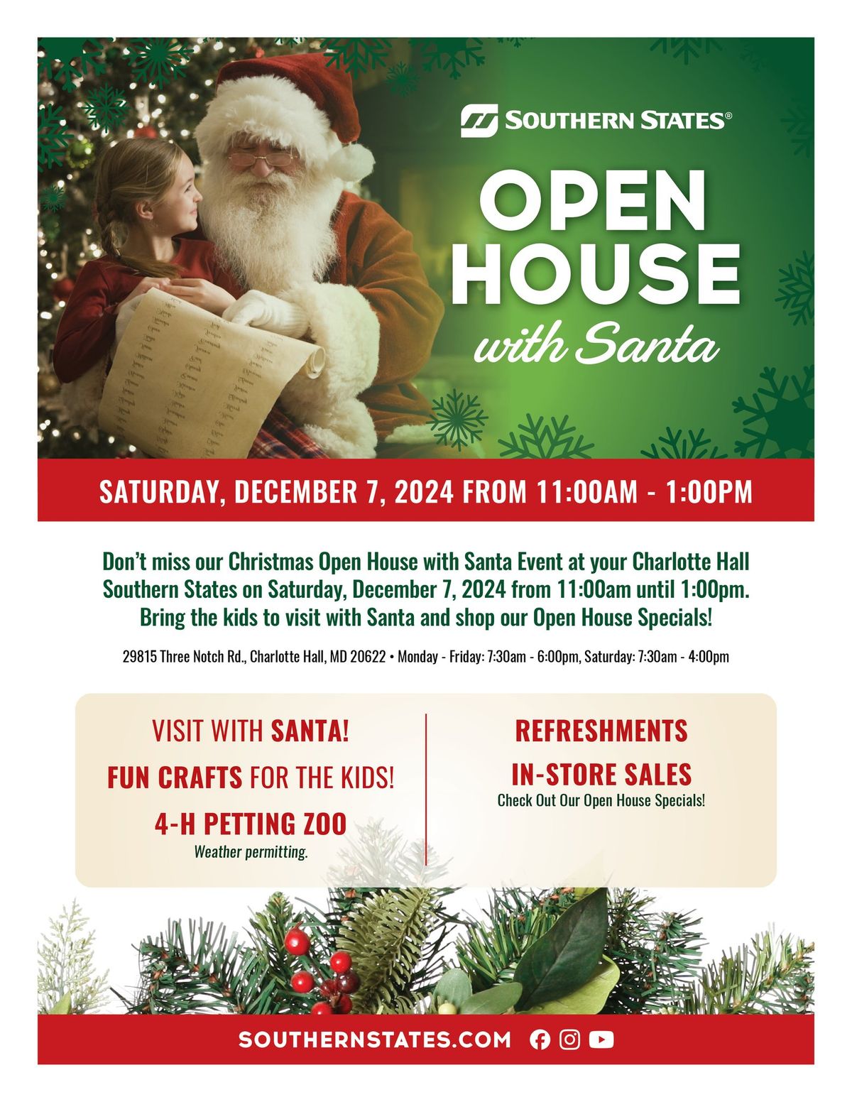 Open House with Santa!