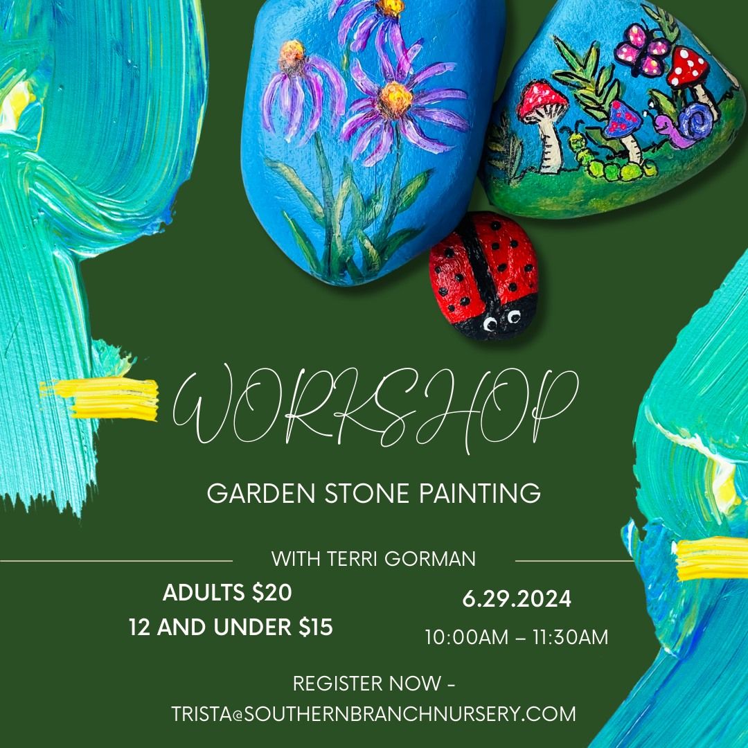 Garden Stone Painting Workshop