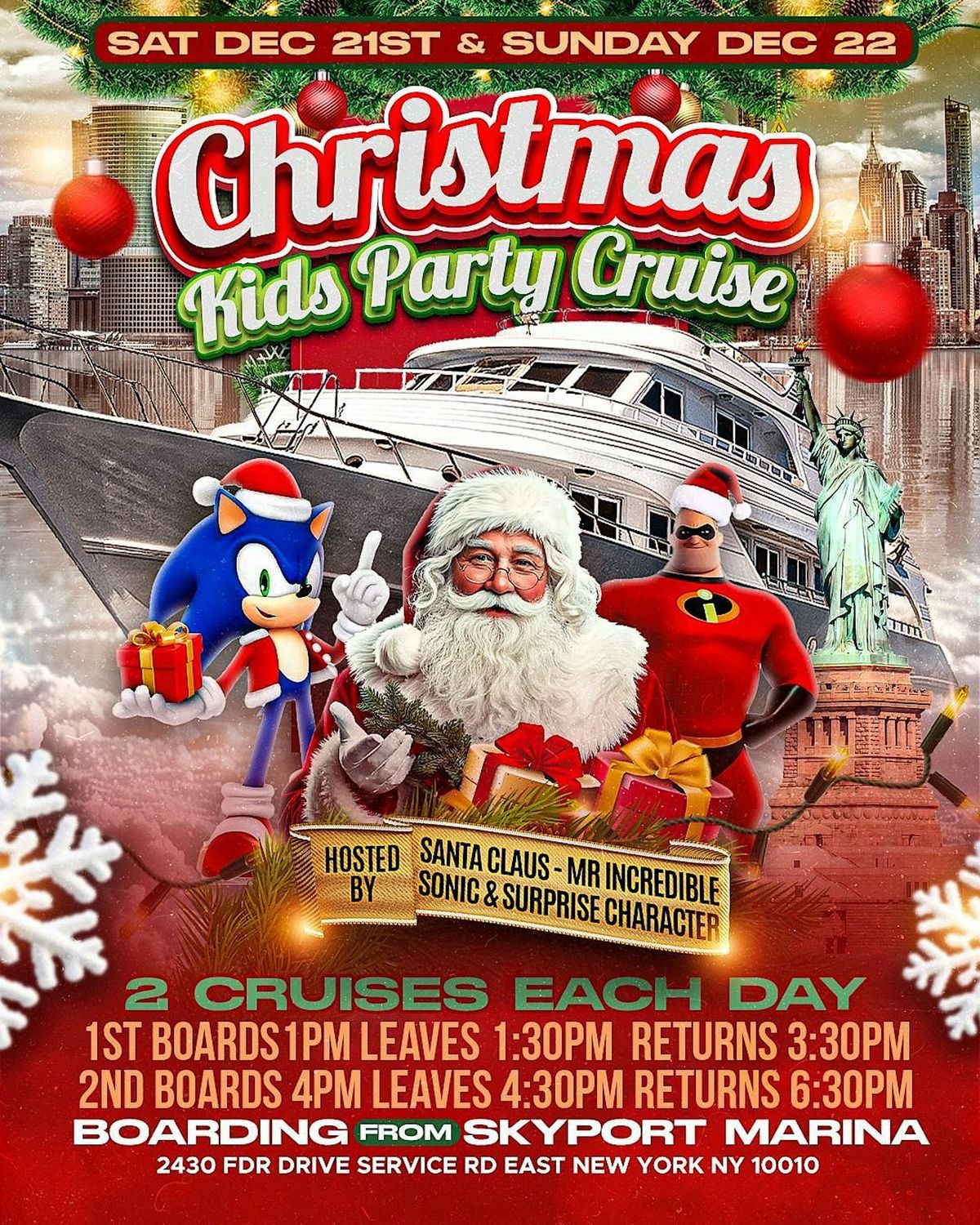 Christmas Kids Party Cruise