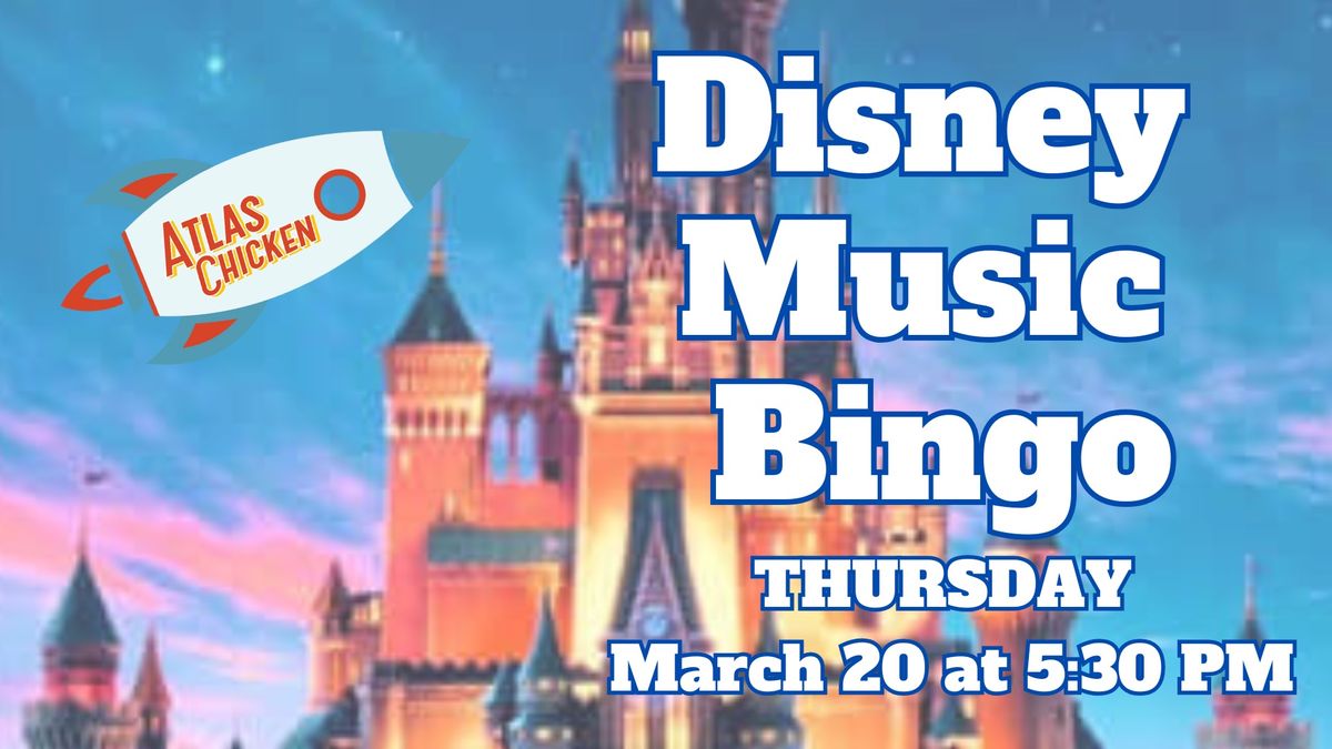 Disney Music Bingo 