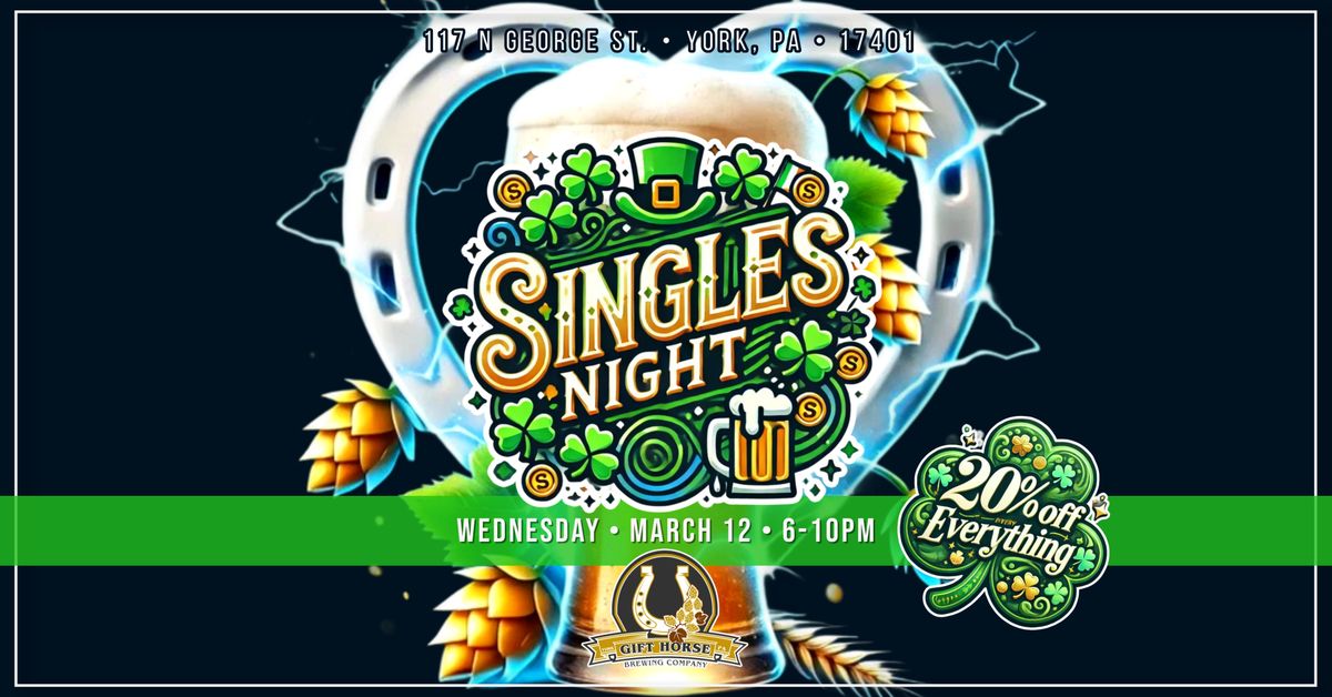 Singles Night at Gift Horse Brewing Company! 